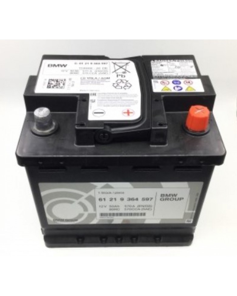 Baterie auxiliara BMW AGM Originala 50Ah BMW - BMW